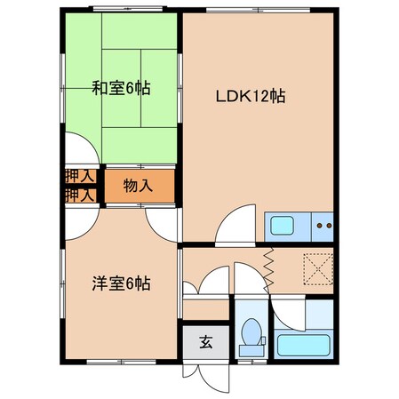 今田マンションの物件間取画像